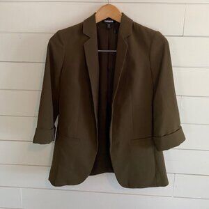 Z1018  EXPRESS OLIVE GREEN BLAZER